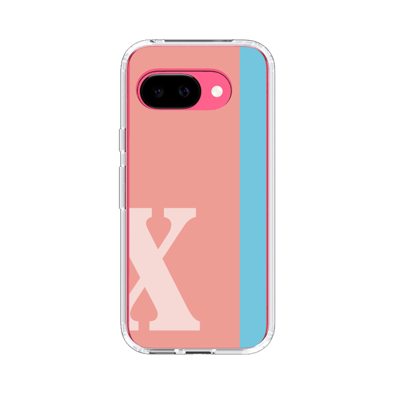スリムプロテクションケース［ オリジナル - initial color line - X pink ］