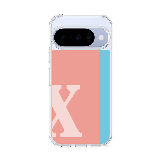 スリムプロテクションケース［ オリジナル - initial color line - X pink ］