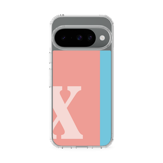 スリムプロテクションケース［ オリジナル - initial color line - X pink ］