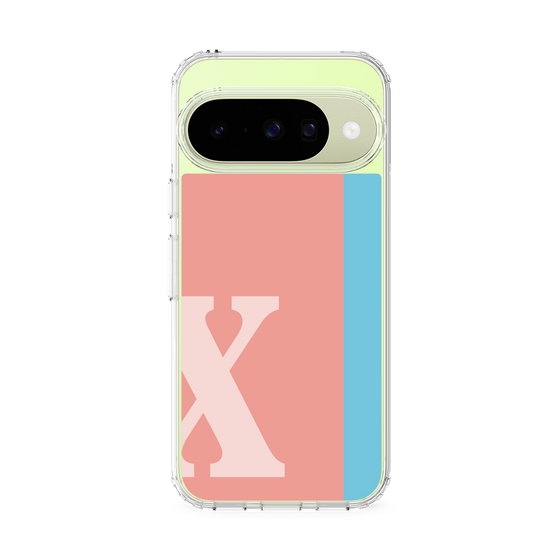 スリムプロテクションケース［ オリジナル - initial color line - X pink ］