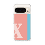 スリムプロテクションケース［ オリジナル - initial color line - X pink ］