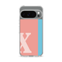 スリムプロテクションケース［ オリジナル - initial color line - X pink ］