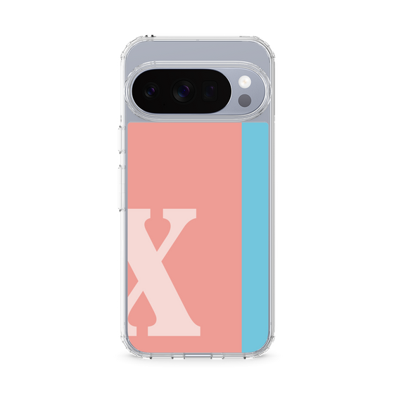 スリムプロテクションケース［ オリジナル - initial color line - X pink ］