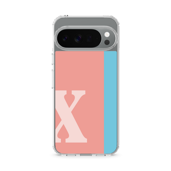 スリムプロテクションケース［ オリジナル - initial color line - X pink ］
