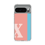 スリムプロテクションケース［ オリジナル - initial color line - X pink ］