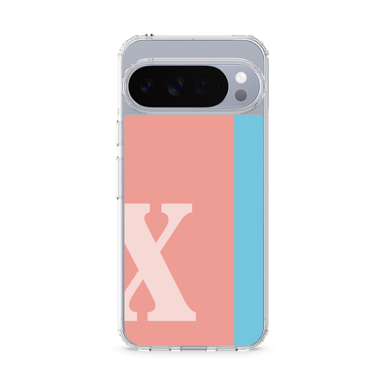 スリムプロテクションケース［ オリジナル - initial color line - X pink ］