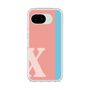 スリムプロテクションケース［ オリジナル - initial color line - X pink ］