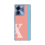 スリムプロテクションケース［ オリジナル - initial color line - X pink ］