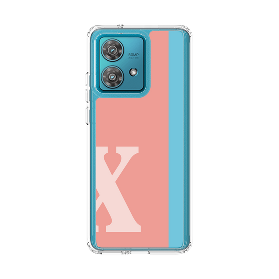 スリムプロテクションケース［ オリジナル - initial color line - X pink ］