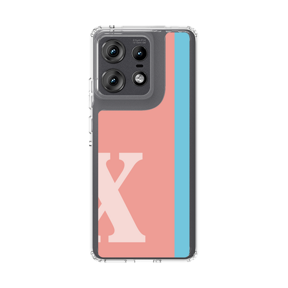 スリムプロテクションケース［ オリジナル - initial color line - X pink ］
