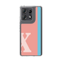 スリムプロテクションケース［ オリジナル - initial color line - X pink ］