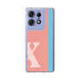 スリムプロテクションケース［ オリジナル - initial color line - X pink ］