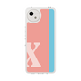 スリムプロテクションケース［ オリジナル - initial color line - X pink ］