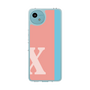 スリムプロテクションケース［ オリジナル - initial color line - X pink ］