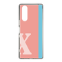 スリムプロテクションケース［ オリジナル - initial color line - X pink ］