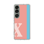 スリムプロテクションケース［ オリジナル - initial color line - X pink ］