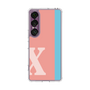 スリムプロテクションケース［ オリジナル - initial color line - X pink ］