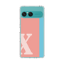 スリムプロテクションケース［ オリジナル - initial color line - X pink ］