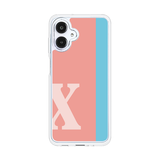 スリムプロテクションケース［ オリジナル - initial color line - X pink ］