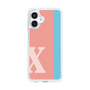 スリムプロテクションケース［ オリジナル - initial color line - X pink ］