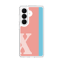スリムプロテクションケース［ オリジナル - initial color line - X pink ］