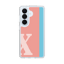 スリムプロテクションケース［ オリジナル - initial color line - X pink ］