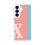 スリムプロテクションケース［ オリジナル - initial color line - X pink ］