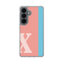 スリムプロテクションケース［ オリジナル - initial color line - X pink ］