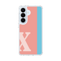 スリムプロテクションケース［ オリジナル - initial color line - X pink ］
