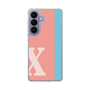 スリムプロテクションケース［ オリジナル - initial color line - X pink ］