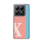 スリムプロテクションケース［ オリジナル - initial color line - X pink ］