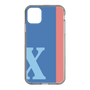 スリムプロテクションケース［ オリジナル - initial color line - X blue ］