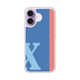 スリムプロテクションケース［ オリジナル - initial color line - X blue ］