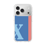 スリムプロテクションケース［ オリジナル - initial color line - X blue ］