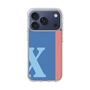 スリムプロテクションケース［ オリジナル - initial color line - X blue ］