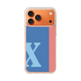 スリムプロテクションケース［ オリジナル - initial color line - X blue ］