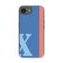 スリムプロテクションケース［ オリジナル - initial color line - X blue ］
