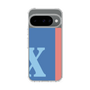スリムプロテクションケース［ オリジナル - initial color line - X blue ］