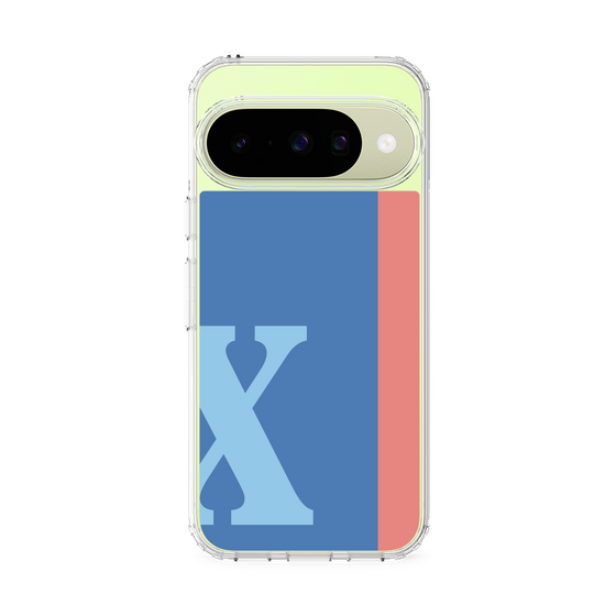 スリムプロテクションケース［ オリジナル - initial color line - X blue ］