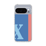 スリムプロテクションケース［ オリジナル - initial color line - X blue ］