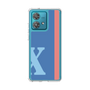 スリムプロテクションケース［ オリジナル - initial color line - X blue ］