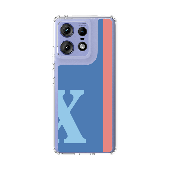 スリムプロテクションケース［ オリジナル - initial color line - X blue ］