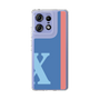 スリムプロテクションケース［ オリジナル - initial color line - X blue ］