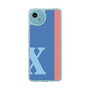 スリムプロテクションケース［ オリジナル - initial color line - X blue ］