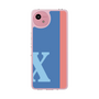 スリムプロテクションケース［ オリジナル - initial color line - X blue ］