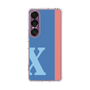 スリムプロテクションケース［ オリジナル - initial color line - X blue ］