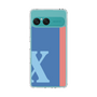 スリムプロテクションケース［ オリジナル - initial color line - X blue ］
