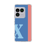 スリムプロテクションケース［ オリジナル - initial color line - X blue ］