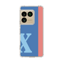 スリムプロテクションケース［ オリジナル - initial color line - X blue ］