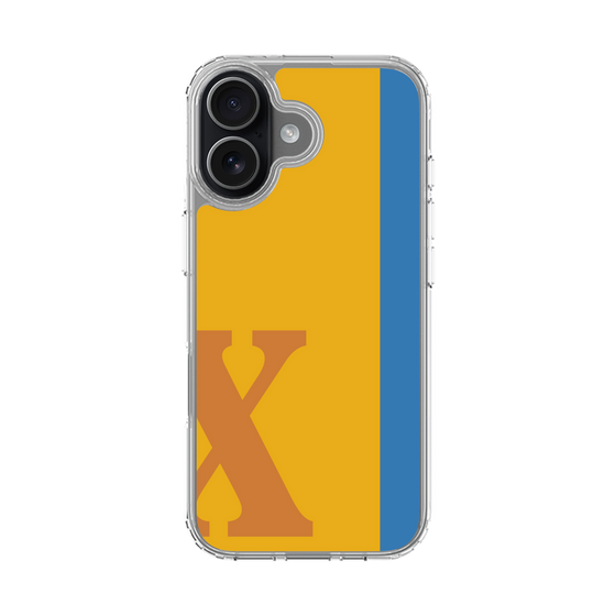 スリムプロテクションケース［ オリジナル - initial color line - X orange ］
